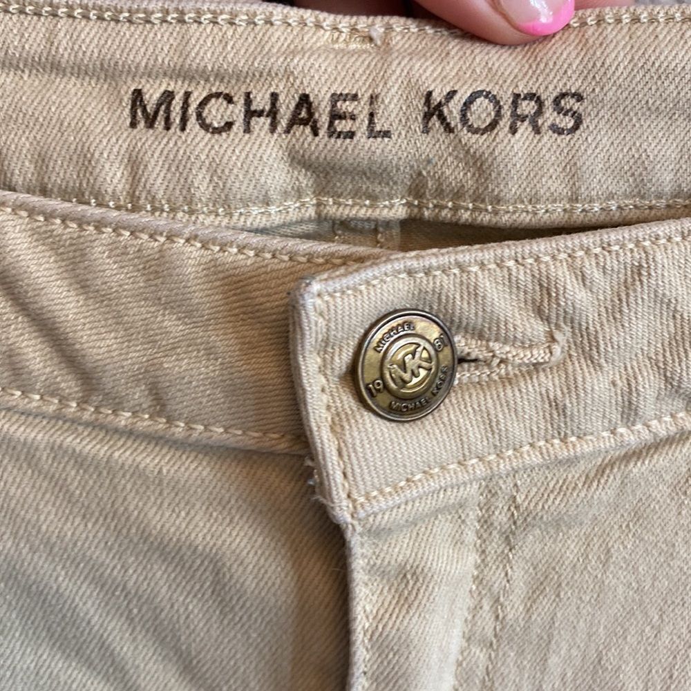 Michael Kors- Tan ankle jeans- Size 8 - Picture 3 of 6